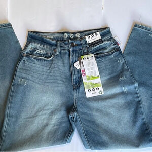 90’s Mom Jean 3/26 blue denim vintage revival super high rise size 3 / 26